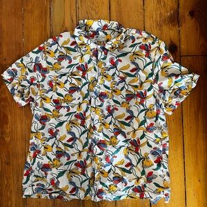 J. Crew Multicolor Floral Men's Shirt